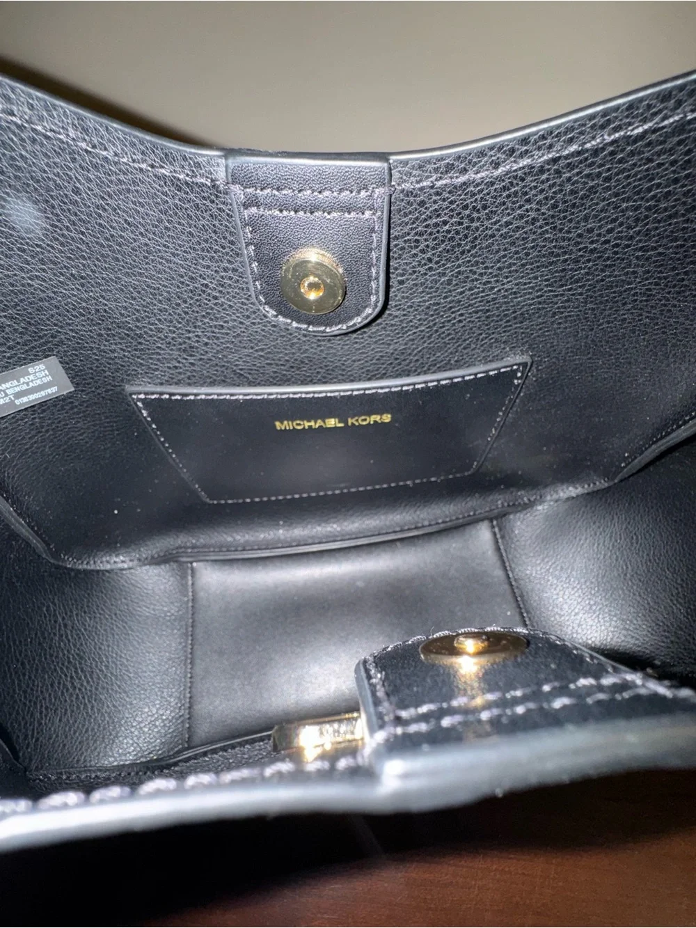 Michael Kors sleek pebbled